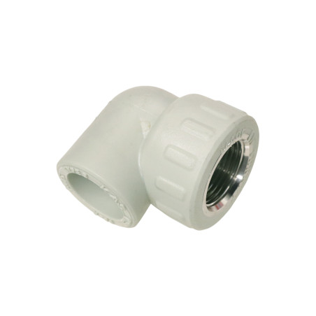 Coude PPR gris fileté femelle Diamètre 25mm 3/4|Sanifer