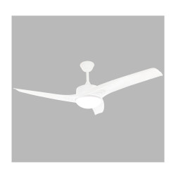 Ventilateur de plafond blanc lumineux 4000K -  Sanifer