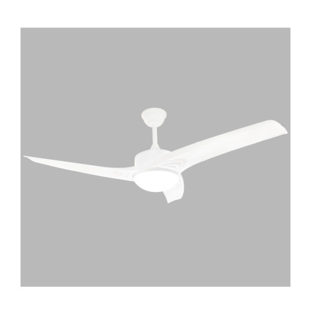 Ventilateur de plafond blanc lumineux 4000K -  Sanifer