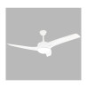 Ventilateur de plafond blanc lumineux 4000K -  Sanifer