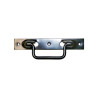 Poignée Sur Platine Acier Prépeint, H.25 X L.160 X P.10 Mm|Sanifer