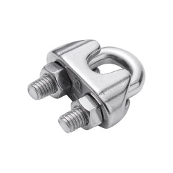 Serre câble étrier inox D6 X2 | Sanifer