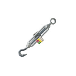 Tendeur œil + crochet acier zingué 150kg pour câble diamètre 6/8mm, STANDERS |Sanifer