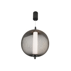 Suspension led noir D.300xH.420mm 3000K | Sanifer