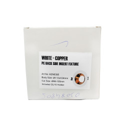 Spot rond blanc et doré D113 mm GU10 220V - Sanifer