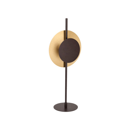 Lampe de table TOCINA led intégré noir et laiton - Sanifer