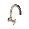 Robinet lavabo mural premier chromé X  H194|Sanifer