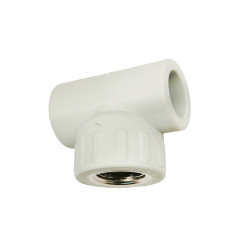 Té PPR gris fileté femelle Diamètre 20mm 1/2|Sanifer