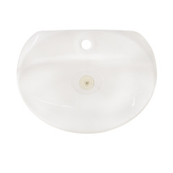 Lavabo cloud blanc brillant 55cm |Sanifer