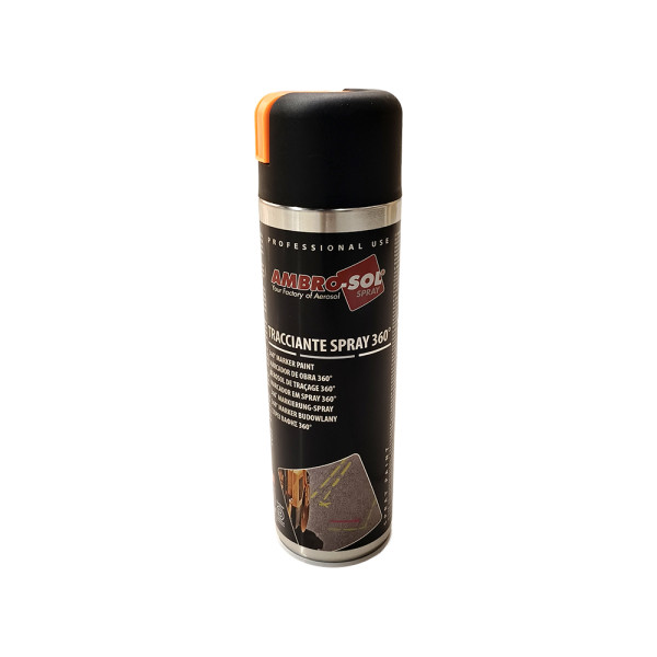 Peinture de traçage orange fluo 500 ml Ambro-sol | Sanifer