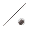 Profilé de finition Durosol en aluminium argent anodisé brillant 10 mmx250 cm|Sanifer