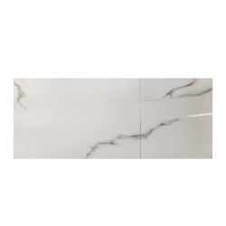 Carrelage sol 60x60cm FEATHER WHITE-A06GBHFR-WHE-GOXOP MUND |Sanifer