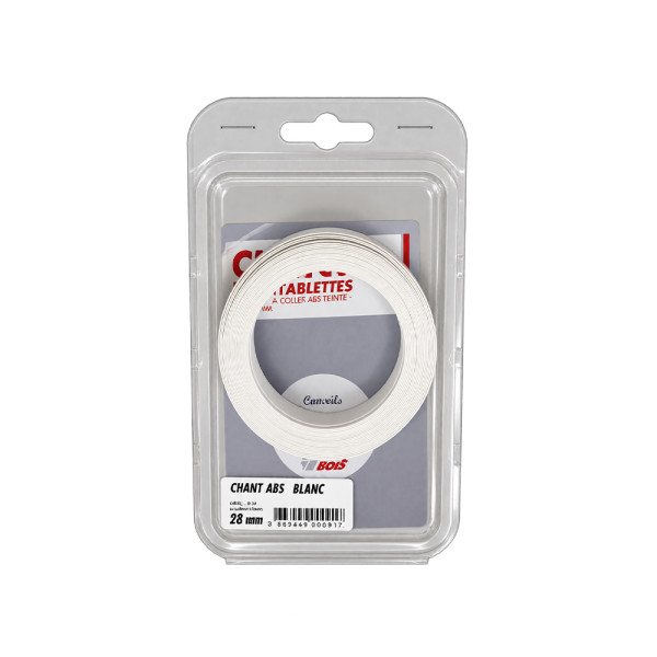 Tablette chant blanc 6000x28|Sanifer