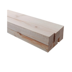 Lot de 6 tasseaux sapin brut 200x2.4x2.4mm|Sanifer