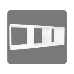 Etagère 3 cases   blanc h36.1xl36.0xp31.7cm| Sanifer