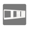 Etagère 3 cases   blanc h36.1xl36.0xp31.7cm| Sanifer