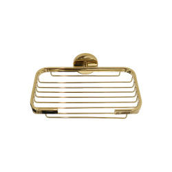 Panier savon/éponge calibre doré PVD|Sanifer