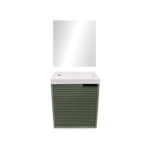 Meuble salle de bains GEIT 40 vert|Sanifer