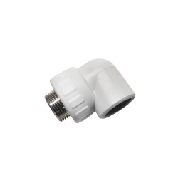 Coude PPR gris fileté mâle Ø32 mm – 1"|Sanifer