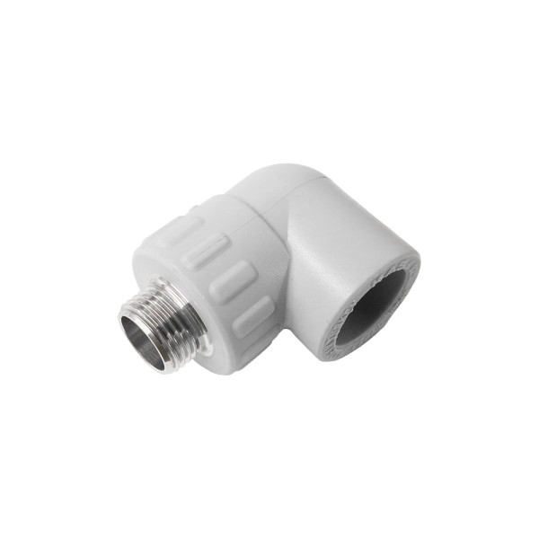 Coude PPR gris fileté male  Diamètre 25mm-1/2|Sanifer