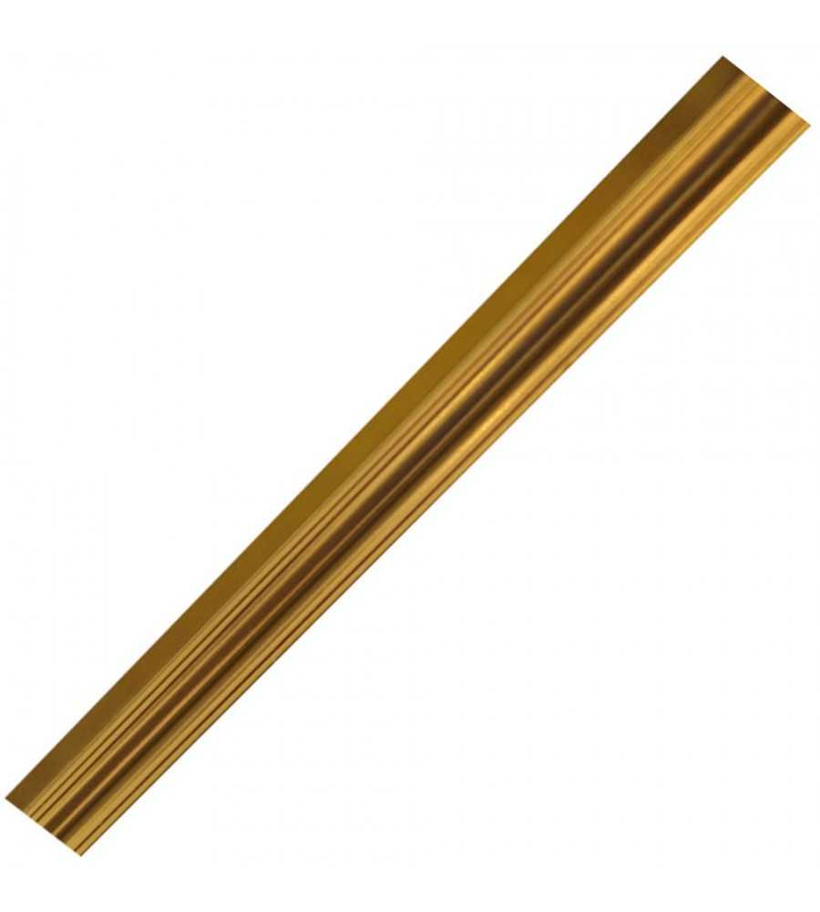 Profil métal 2.50m 6mm chromé or - DURAL - meilleure qualité