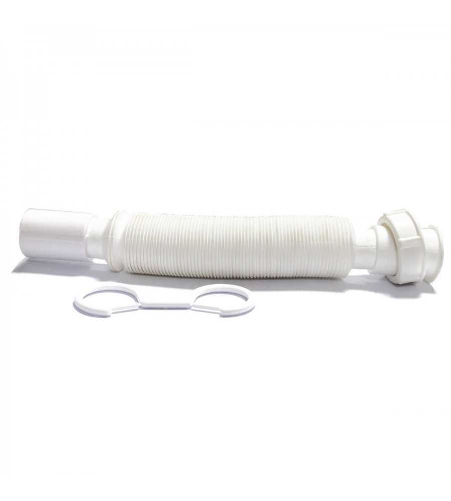 Siphon accordeon d32 pour lavabo