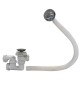 Vidage baignoire quick clac+siphon chrome ref:sp760299*