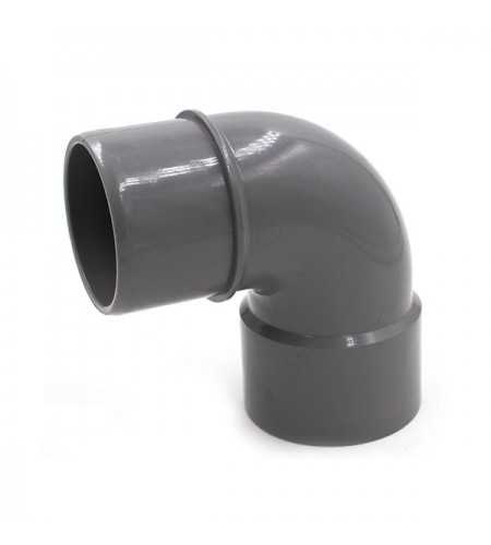 Coude en PVC 87° mâle femelle Ø40 mm