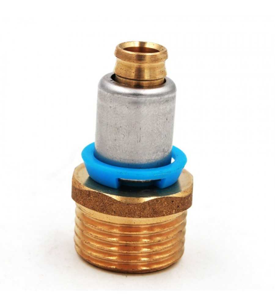 Raccord droit fixe mâle 12x1-2*