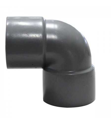 Coude PVC 87° femelle-femelle Ø40mm
