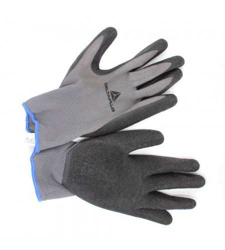 Gants PES enduit latex gris 9