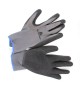 Gants PES enduit latex gris 9