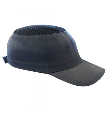 Casquette de protection Coltan noire et bleue