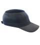Casquette de protection Coltan noire et bleue