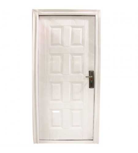 Porte metallique 2050x960 droite CREAM*