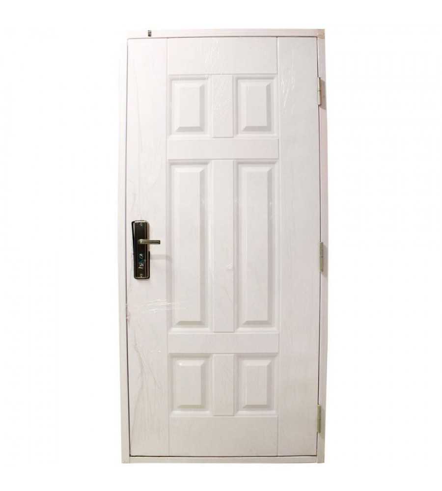 Porte metallique 2050x960 gauche CREAM*