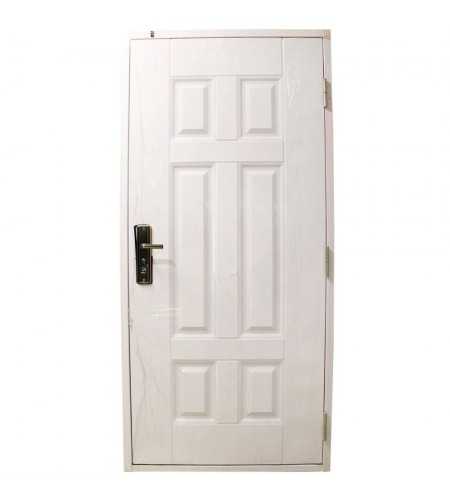 Porte metallique 2050x960 gauche CREAM*