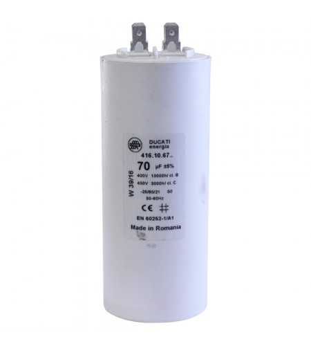 Condensateur broches 70µF-450V