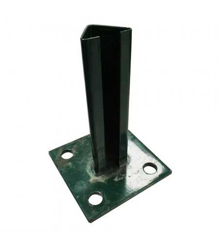 Base pour poteau D48mm vert