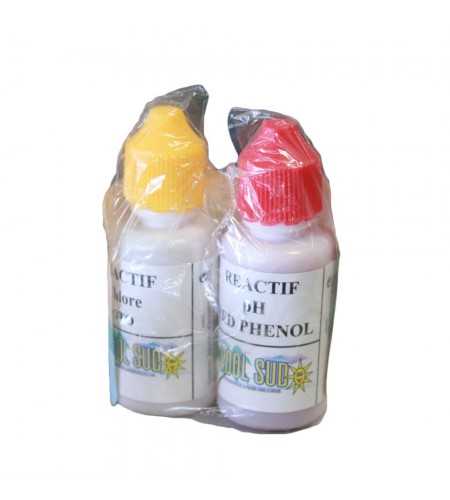 Fioles de rechange pH et chlore