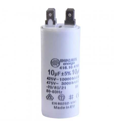 Condensateur broches 10µF-450V