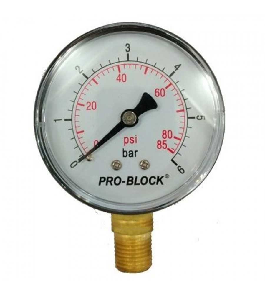 Manometre radial D63mm-0/6 bar MR6 -  - meilleure qualité