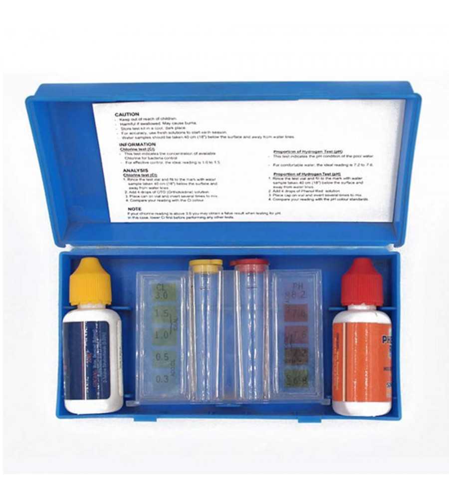 Kit de test 2 en 1 pH et chlore -  - meilleure qualité