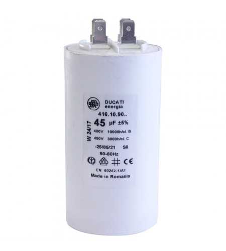 Condensateur broches 45µF-450V