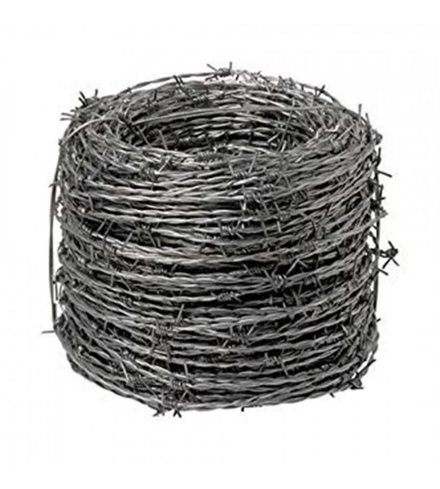 Barbelé galvanisé rlx100mx2mmx8.5kg