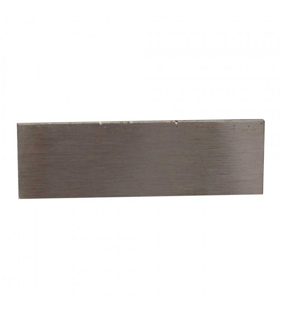 Bande de chant ABS alu veritable argent 23x2mm