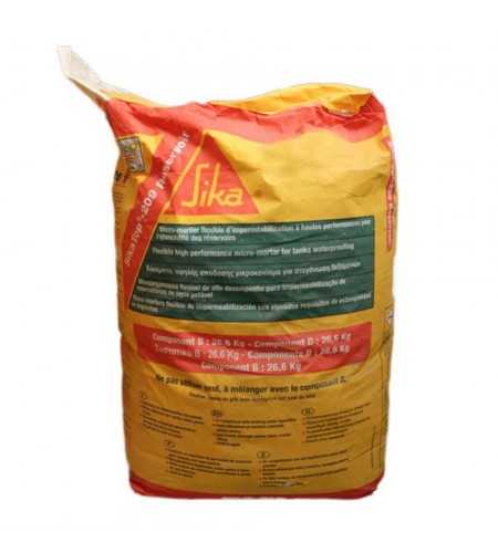 Mortier imperméabilisant Sikatop 209 gris 36.1kg alimentaire -  - meilleure qualité