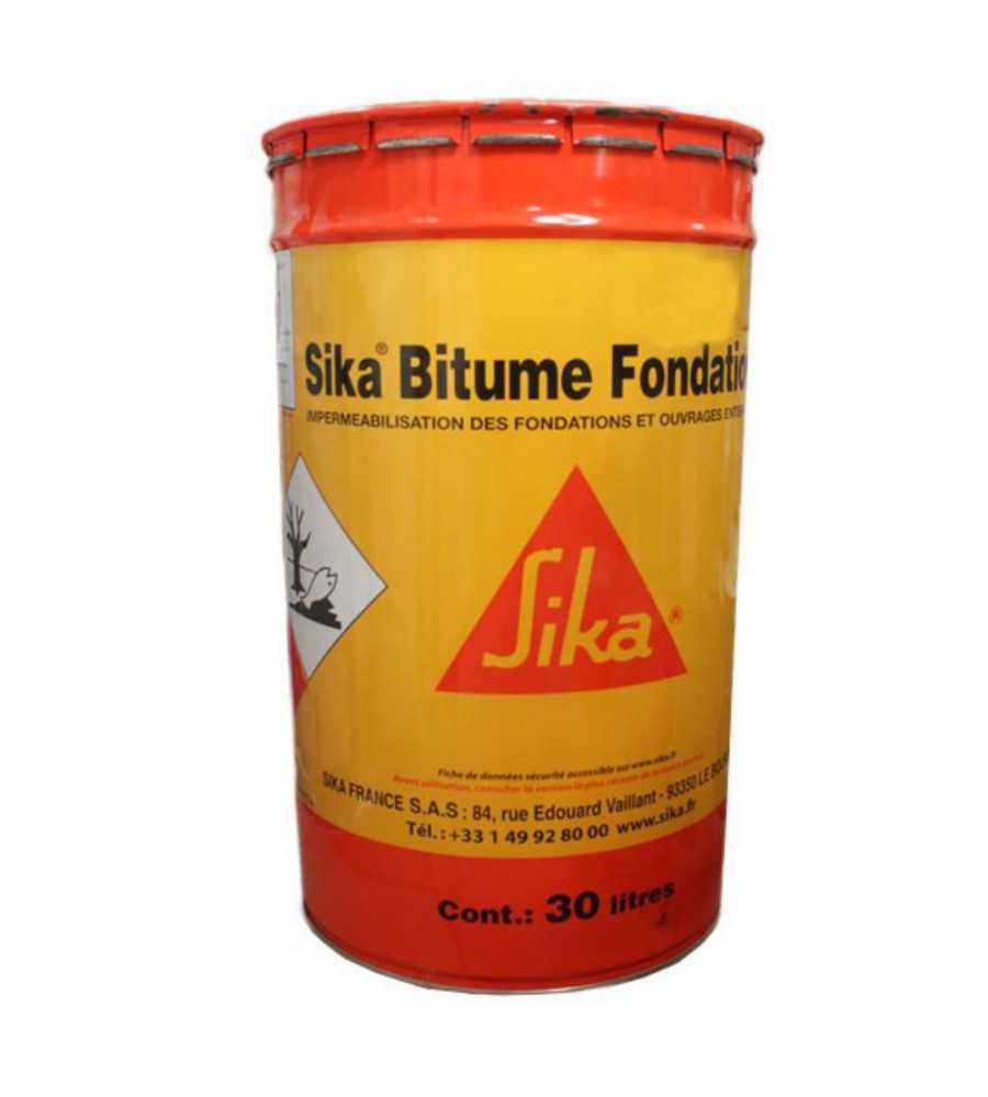 Imperméabilisant pour fondations en béton Sika bitume 30L -  - meilleure qualité