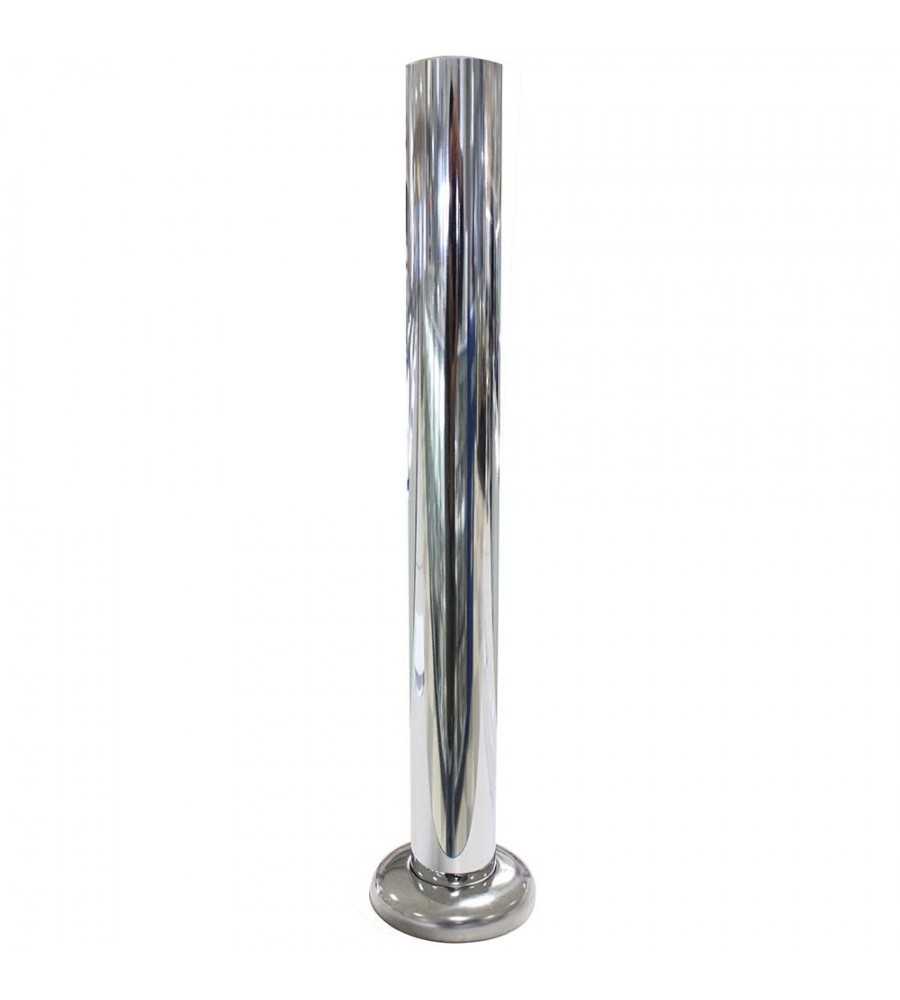 Tube inox sortie murale chromée 300mm