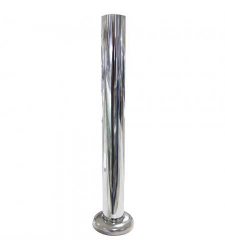 Tube inox sortie murale chromée 300mm